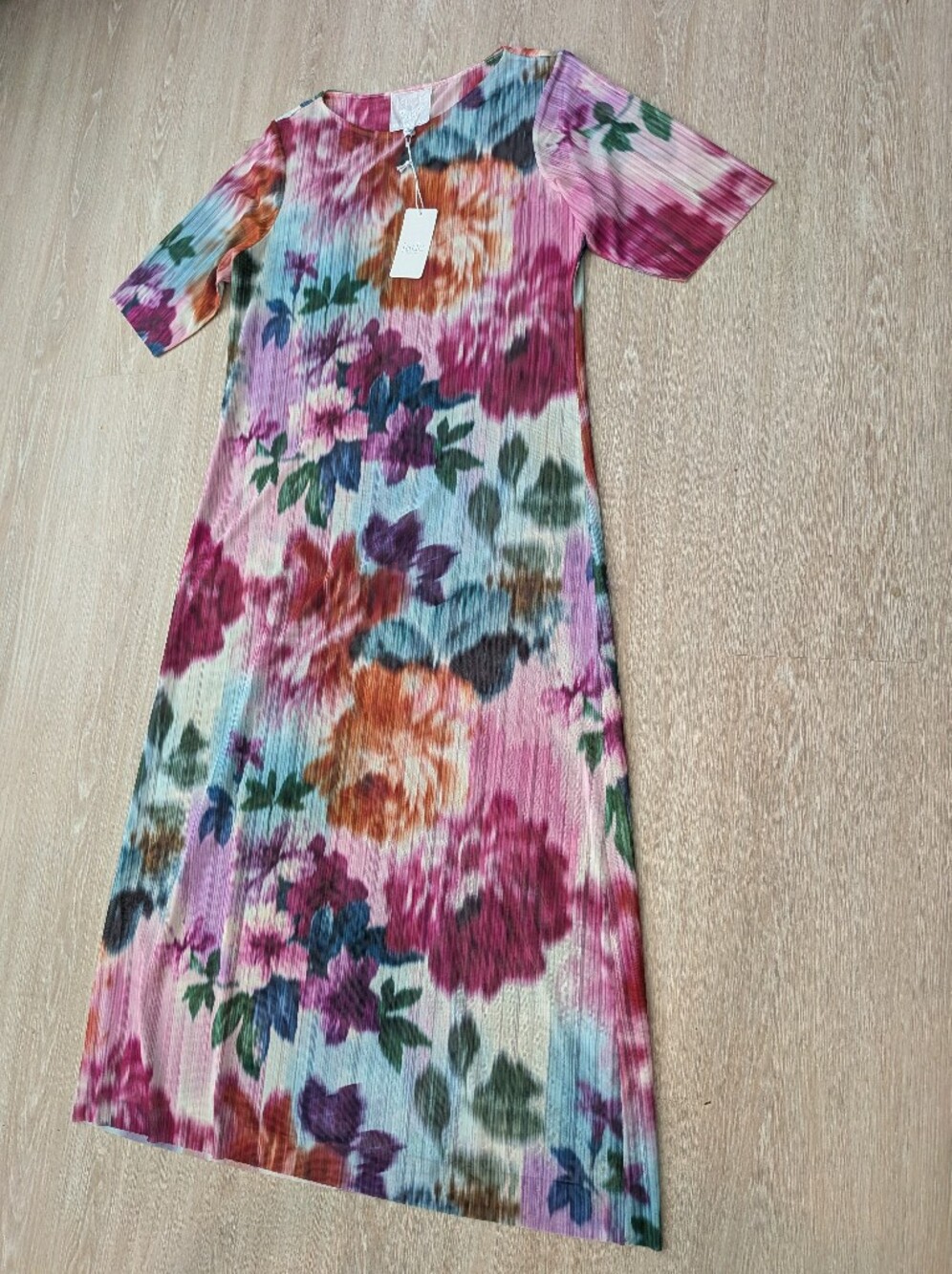 Johnny Was Dress Women's XL The Mesh Midi Alliumia Aum NWT - Picture 4 of 12